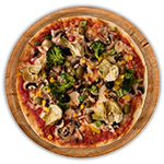 Italian Garlic Supreme Pizza 